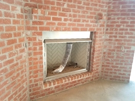 Fireplace installation