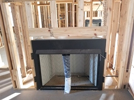 Fireplace installation