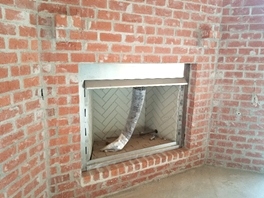 Fireplace installation