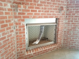 Fireplace installation