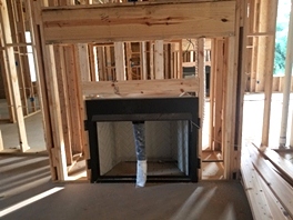 Fireplace installation