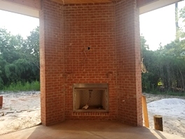 Fireplace installation