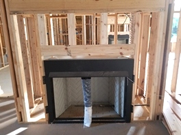 Fireplace installation