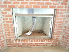 Fireplace installation