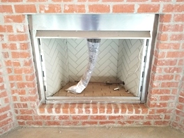 Fireplace installation