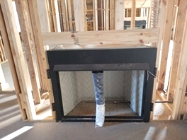 Fireplace installation