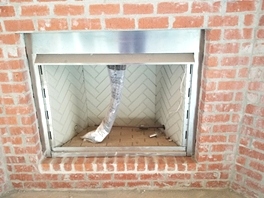 Fireplace installation