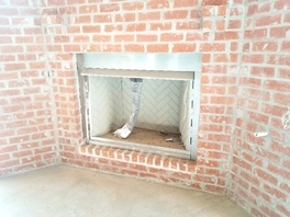 Fireplace installation