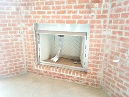 Fireplace installation