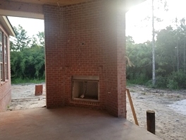 Fireplace installation