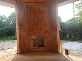 Fireplace installation