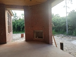 Fireplace installation