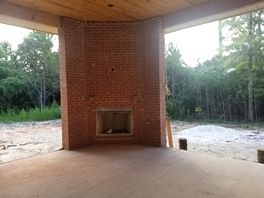 Fireplace installation