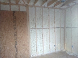 Spray Foam Installed 