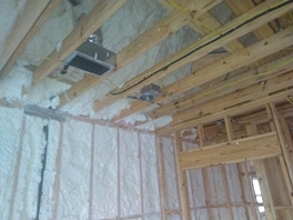 Spray Foam Installed 