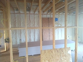 Spray Foam Installed 