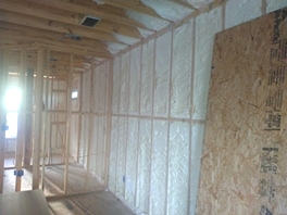 Spray Foam Installed 