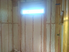 Spray Foam Installed 