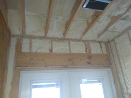 Spray Foam Installed 