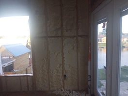 Spray Foam Installed 