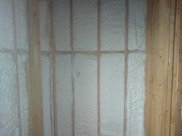 Spray Foam Installed 