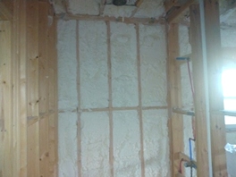 Spray Foam Installed 