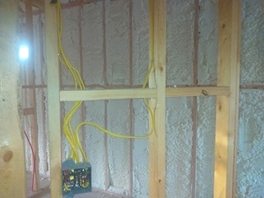 Spray Foam Installed 