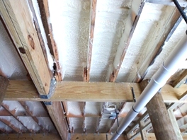 Spray Foam Installed 