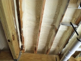 Spray Foam Installed 