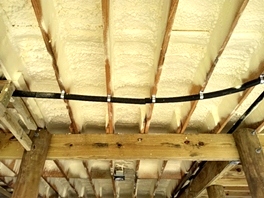 Spray Foam Installed 