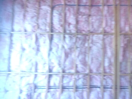Insulation batts and spray foam