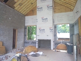 Insulation batts and spray foam