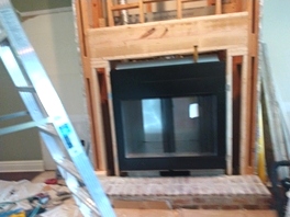 Fireplace remodel