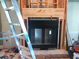 Fireplace remodel