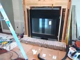 Fireplace remodel