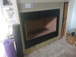 Fireplace remodel