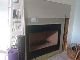 Fireplace remodel