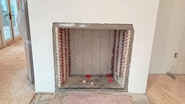 Fireplace installed by Southern Sweeps 
